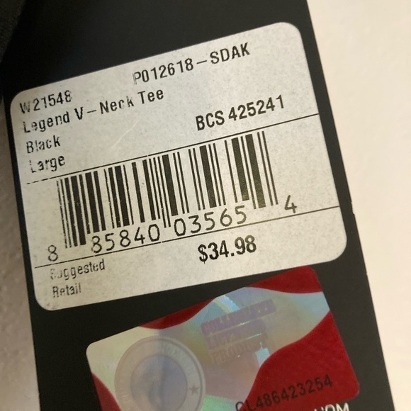 SD COYOTES!! Nike dri-fit shirt!Legend V Neck Tee New With Tags Size large - Picture 7 of 14